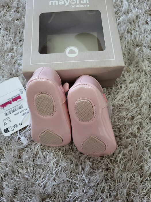 Pantofi bebe roz