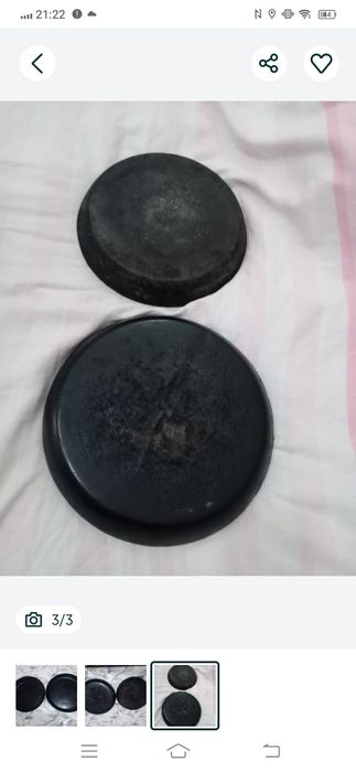 Чугунные сковородки, дюралевая сковорода