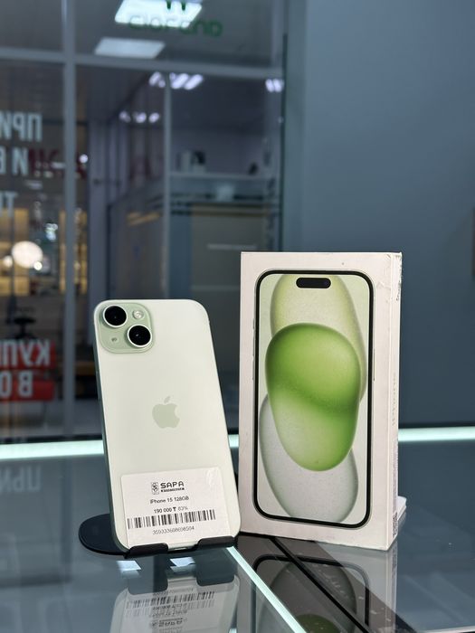 айфон 15 зеленый 83%