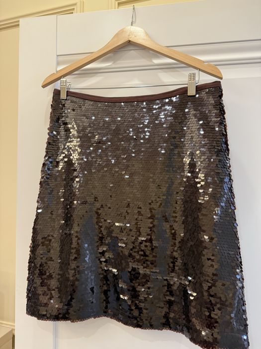 Юбка с пайетками