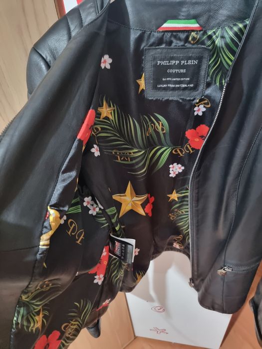 Кожаная косуха Philipp Plein