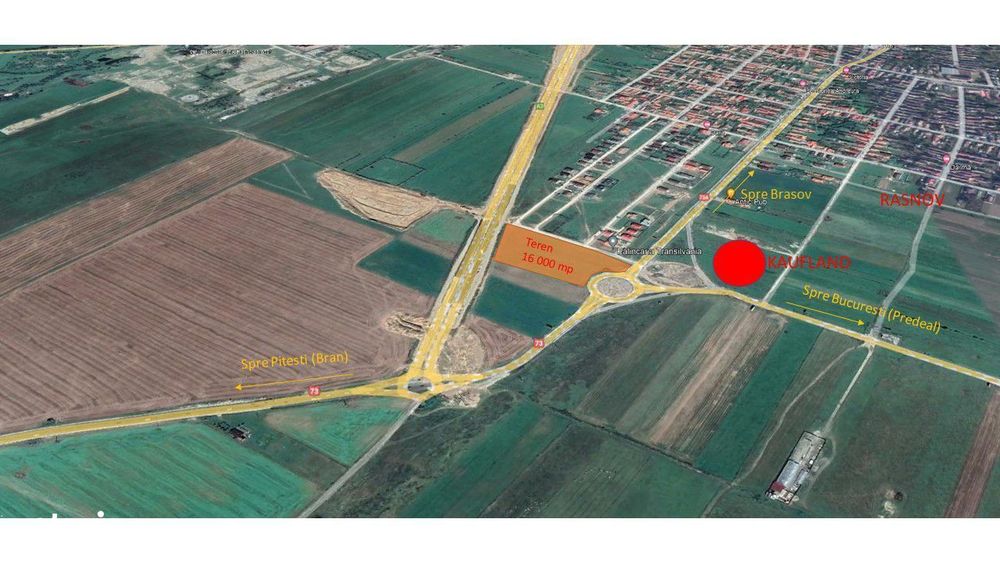 Teren Rasnov giratoriu zona Kauflad