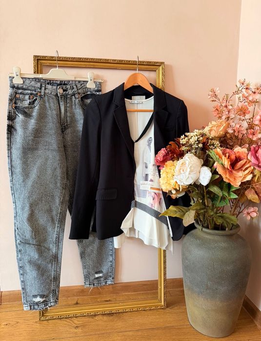 H&M Дамско елегантно вталено сако