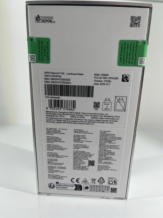 Oppo Reno 14F 5G 256GB Produse Noi Sigilate