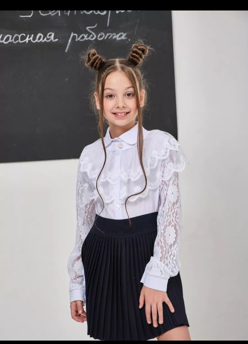 Блузки школьные для девочек