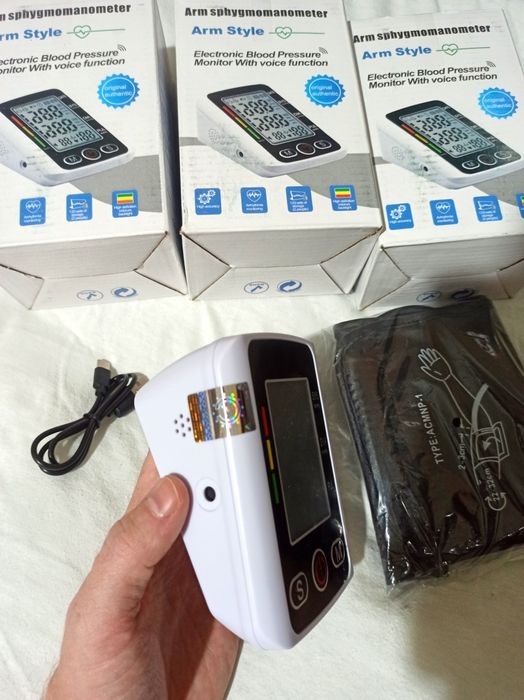 Электронный Танометр автоматический манжет тонометр плечевой логтевой