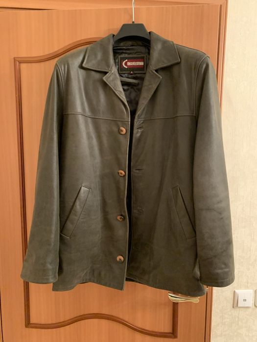 Куртка кожаная демисезонная