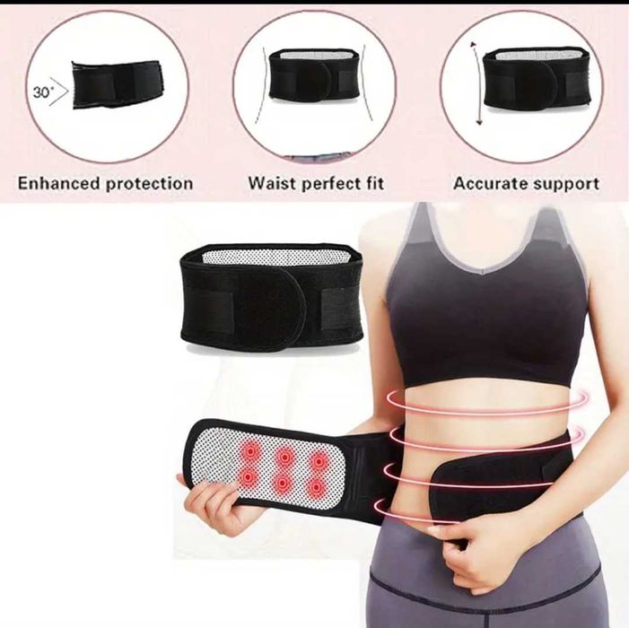 Mijloc , centura lombara brâu cu magneți reglabil