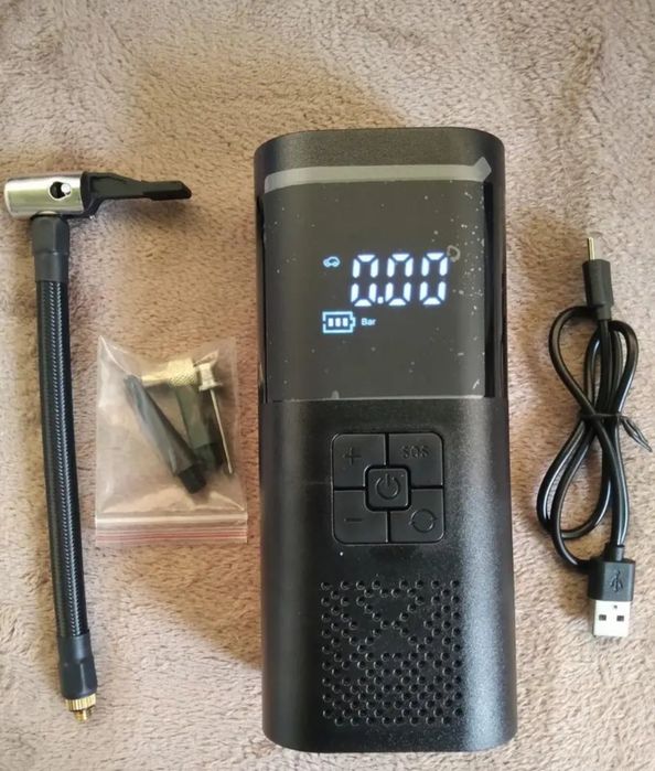 Автокомпресор.Акумулаторен компресор за въздух, за автомобилни гуми