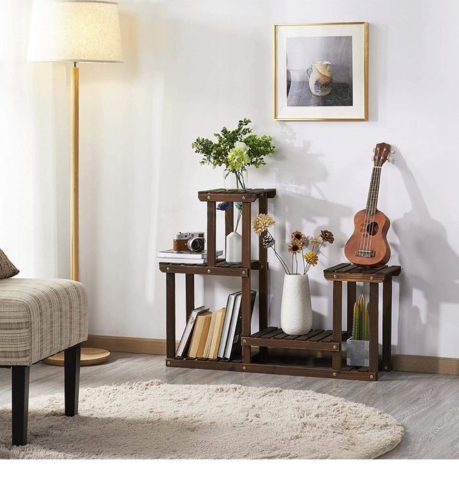 Raft interior rustic  pentru flori