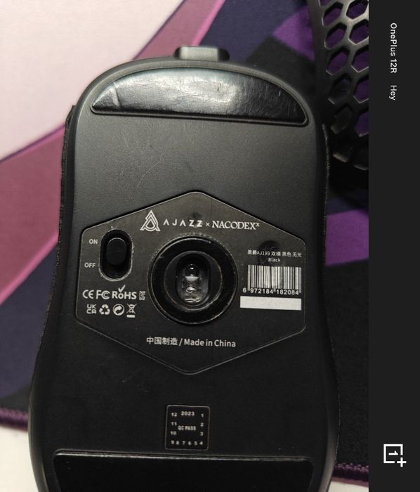 Мышка Ajazz aj199 черный цвет