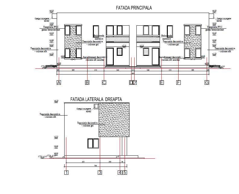 Tărtășești Centru | 3.161 mp | Proiect pentru 4 apartamente cu cca. 400 mp teren/unitate | Utilități