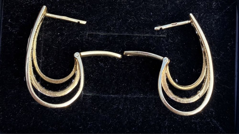 Vând cercei aur 14k