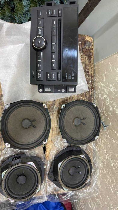 Магнитофон + динамики передний, задний нексия 3, комлект