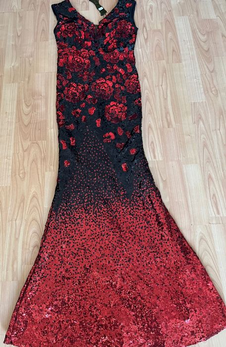 Rochie Chantal elegantă in paiete / s-m