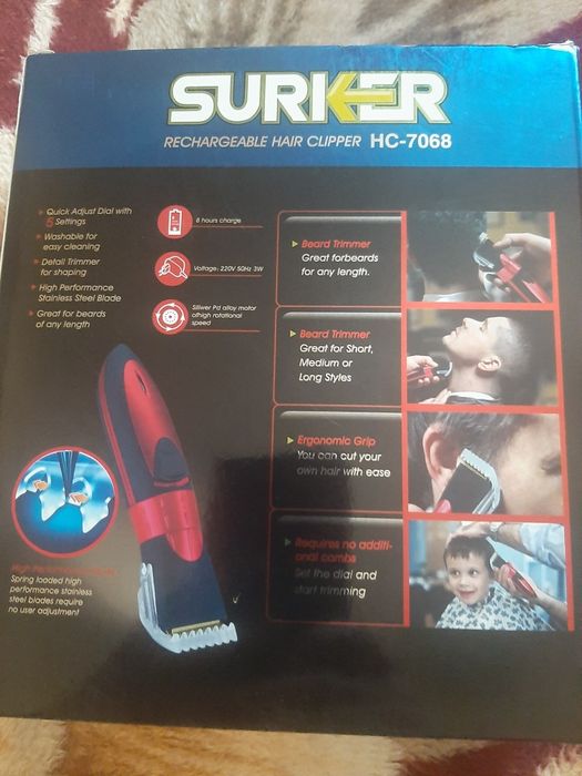 Masina de tuns cu acumulator