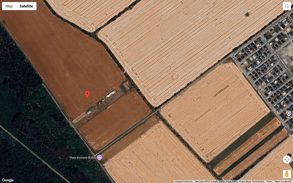 Teren intravilan Buftea – 7.254 mp – lângă Cartierul Tinerilor