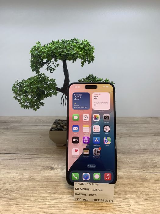 Iphone 16 plus 100% baterie