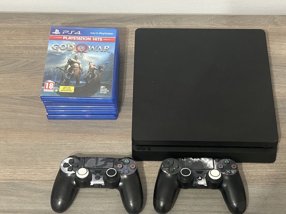 PS4 slim 1TB (5 jocuri)