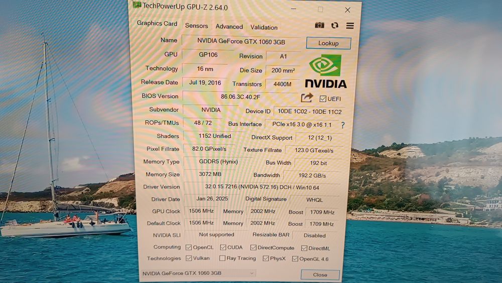 Gaming PC Dell GTX1060 16Gb SSD+HDD Win10Pro