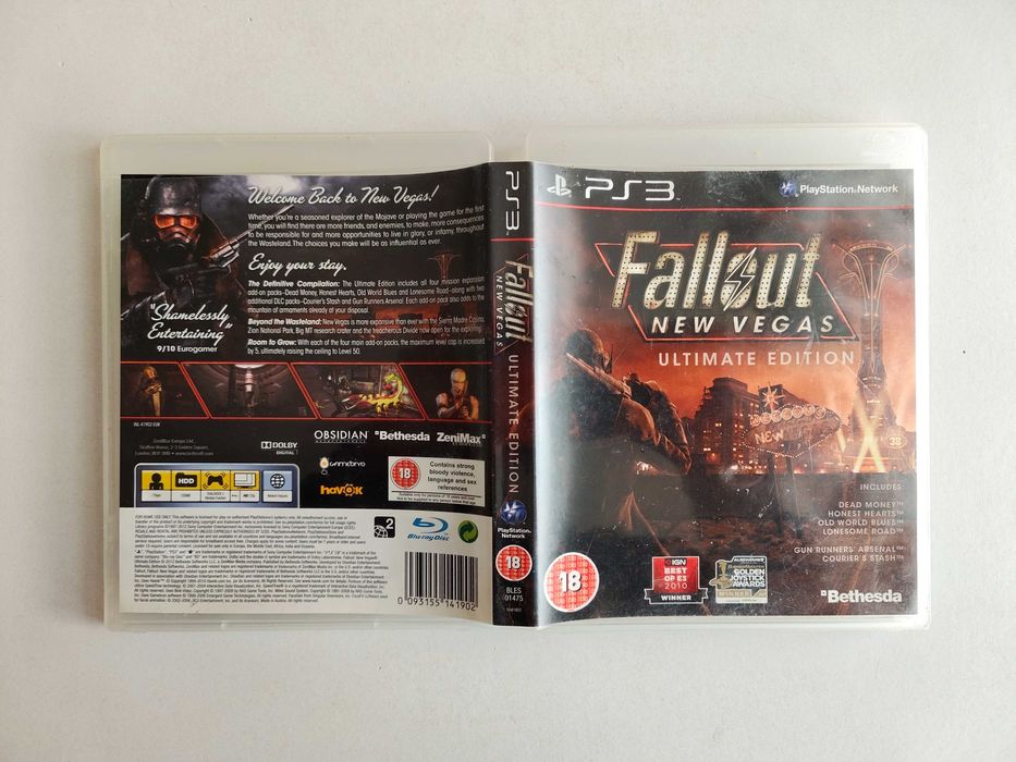 Fallout New Vegas Ultimate Edition за PlayStation 3 PS3 ПС3