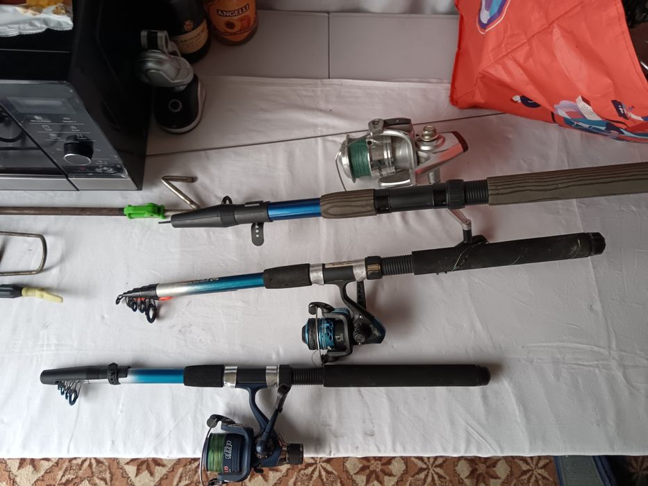 Undițe pescuit Cu mulinetă