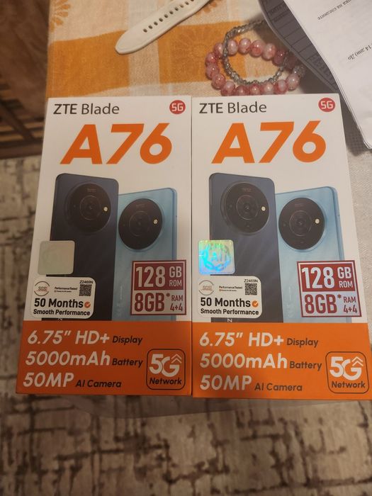 ZTE A76 чисто нов неразпечатан