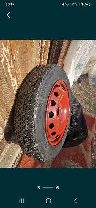 Roata rezerva slim 4x100 remorca rulota