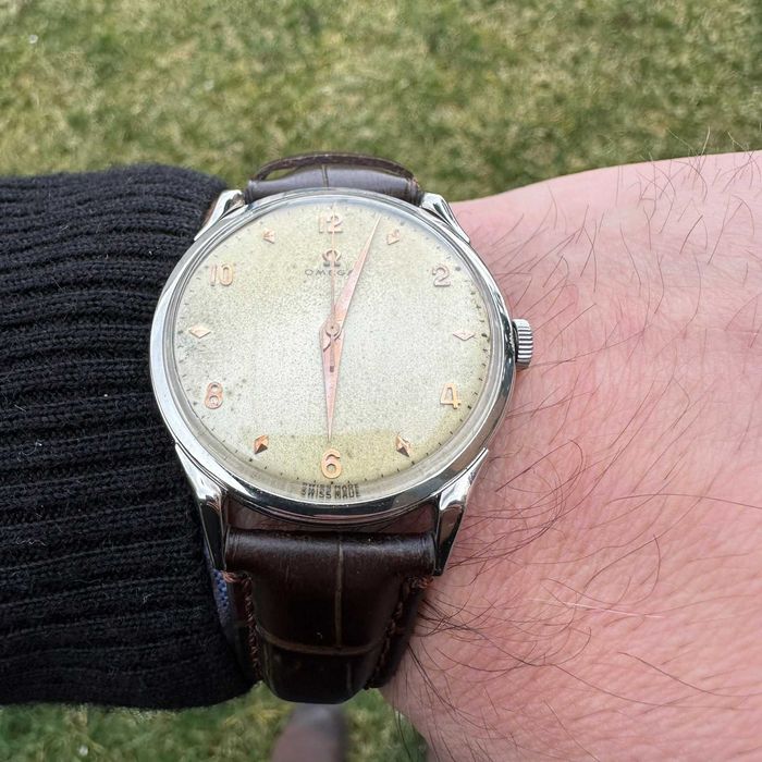 Ceas Omega Vintage, cca anii '50, mecanism mecanic, model foarte rar