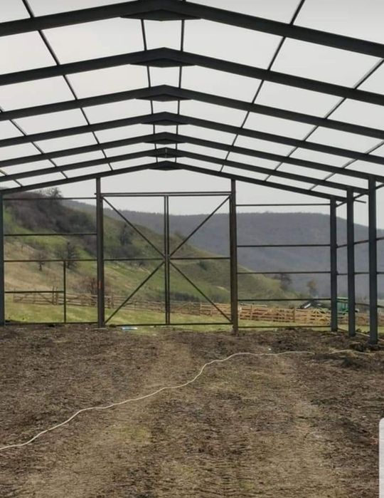 Vand hala metalică Din profile I pe 10×20×5