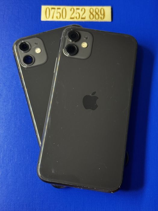  Carcasă + Baterie Originale iPHONE 11  NEGRU