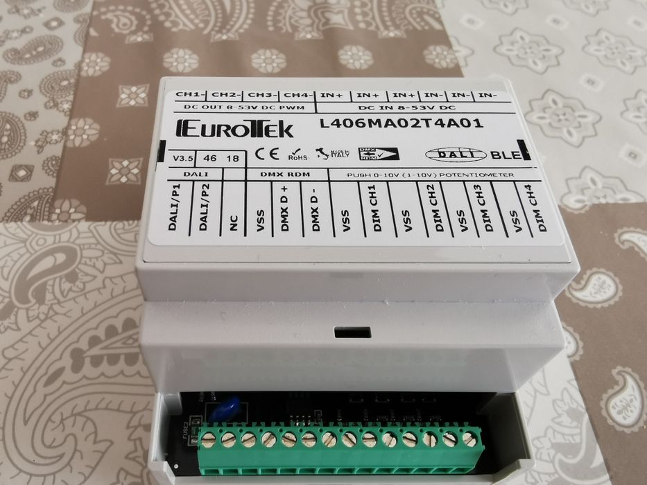 Controler LED 4 canale DMX/DALI/0-10 V