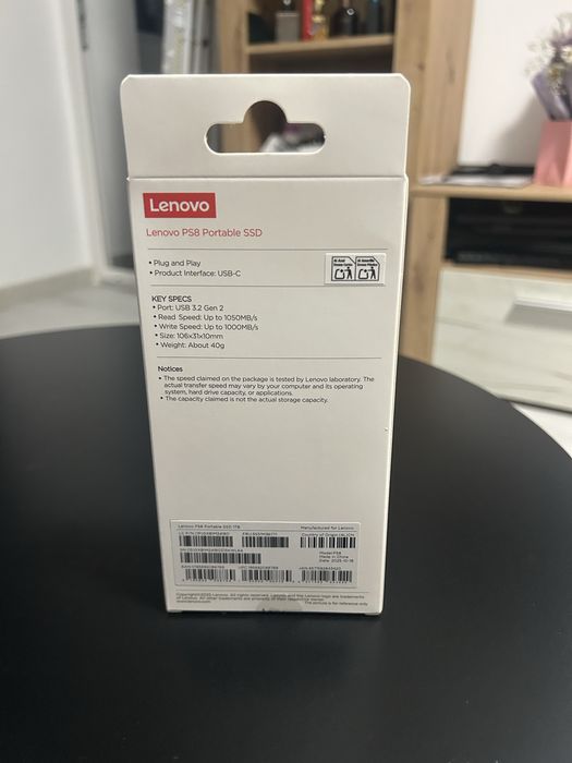 Lenovo PS8 Portable SSD 1TB