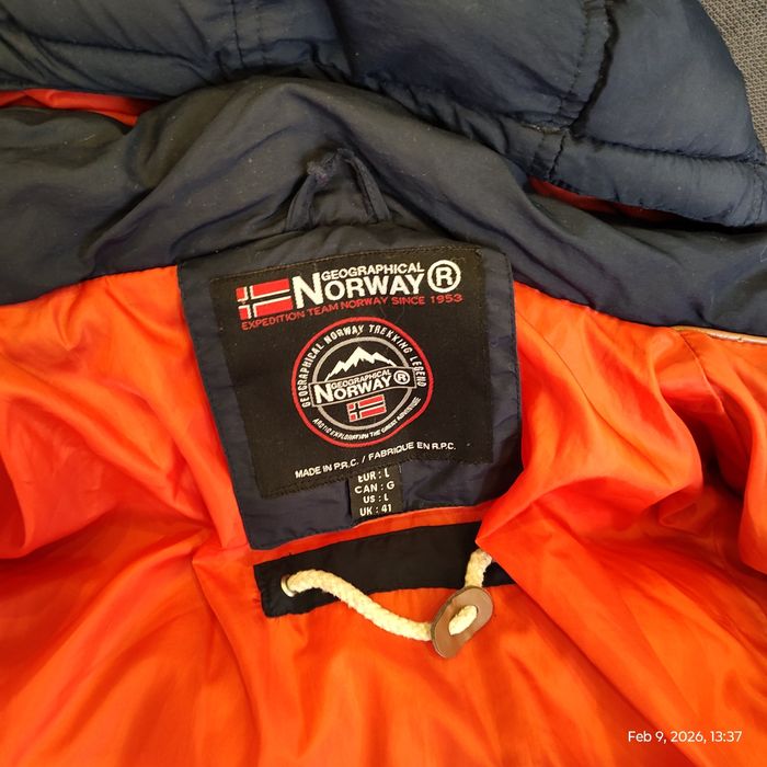 Зимно яке на марката Geographical Norway