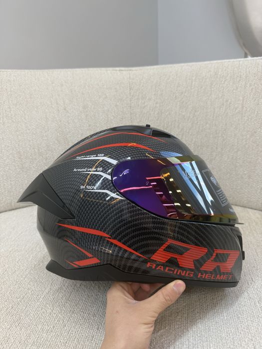 Мото шлем мопед шлем !