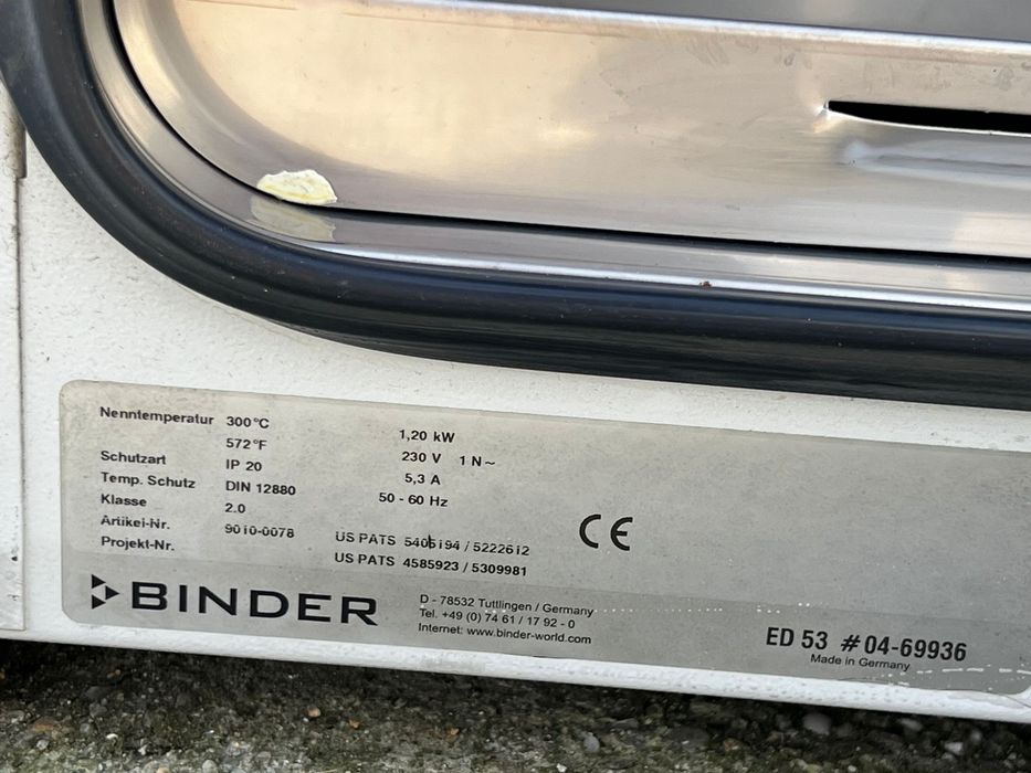 Etuvă Laborator BINDER ED 53 - Cuptor profesional (300°C)