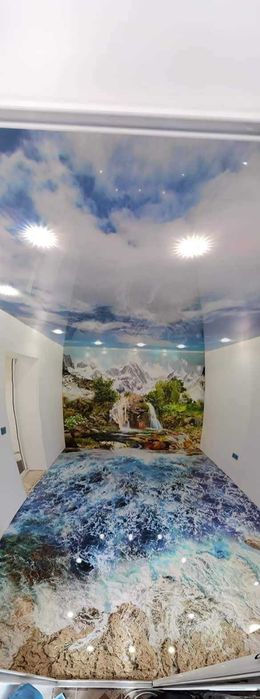 Placari podele si pereti cu imagini 3D Luminescente