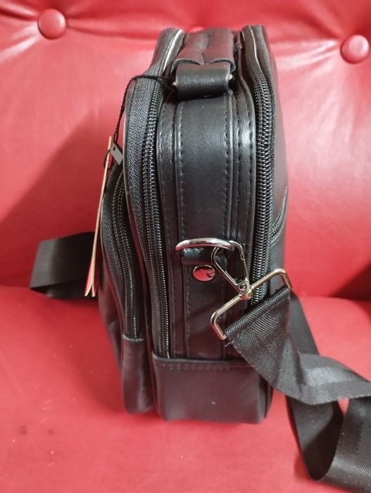 Мъжка чанта от естествена кожа