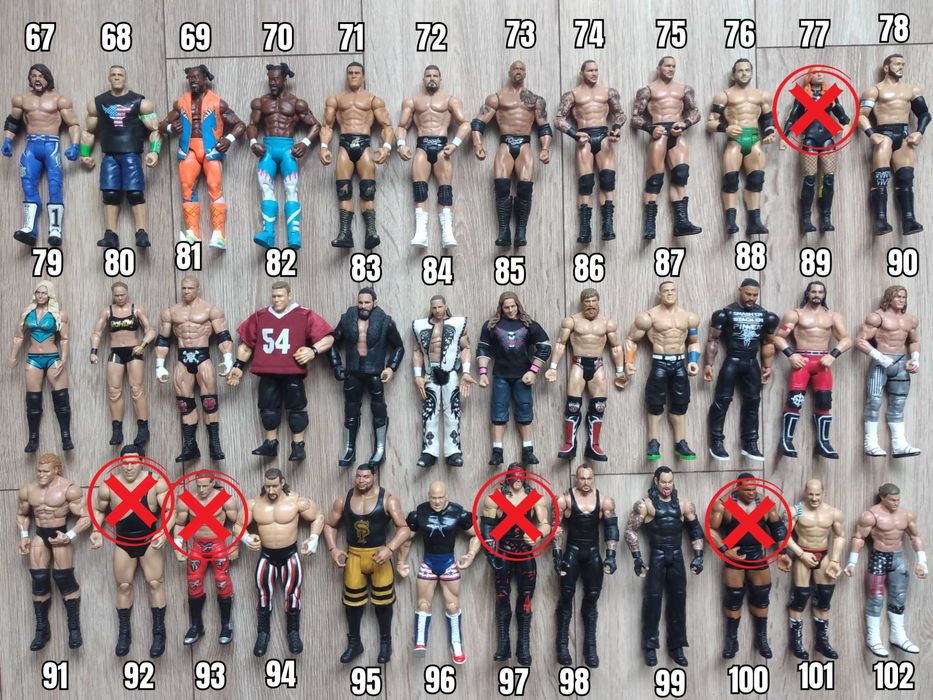 Екшън Фигурки WWE Кеч Pro-Wrestling Action Figures Reigns HHH Cena 2/3
