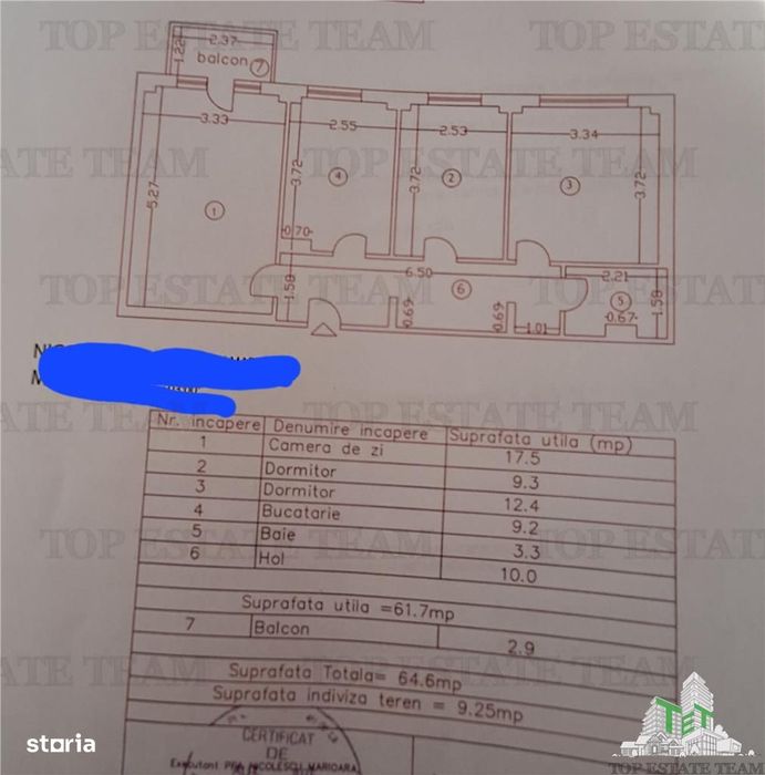 Apartament 3 cam - Braila - vanzare - Calea Calarasilor