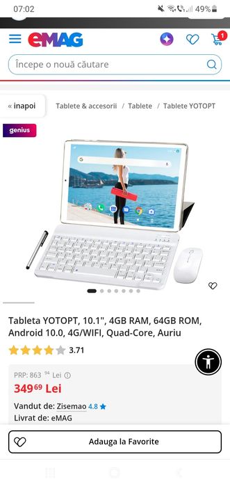 Tabletă nou noută