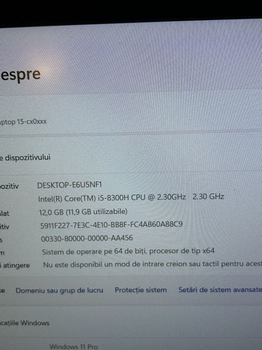 Laptop Gaming GTX 1050 TI 4gb display 4k 144hz