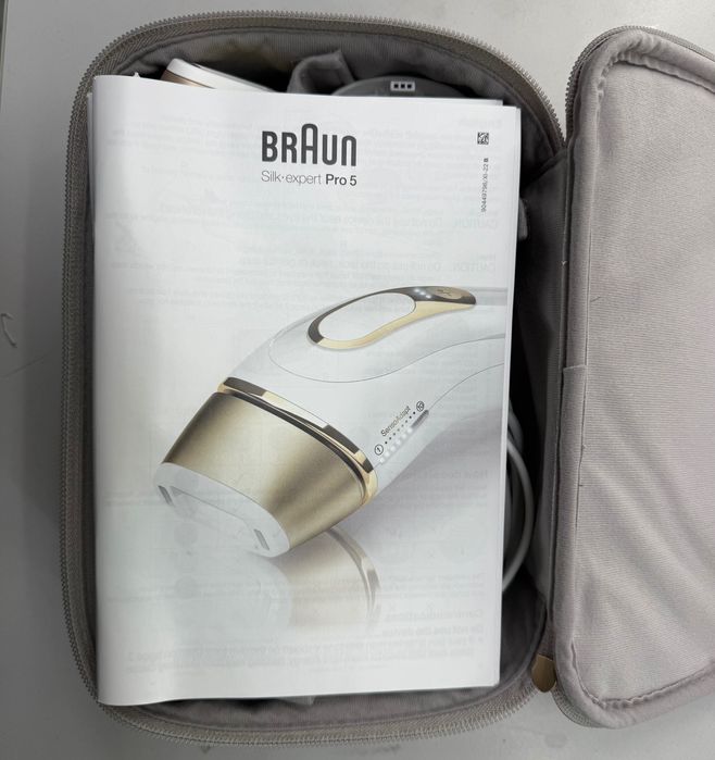 Braun IPL Silk Expert Pro 5 апарат за епилация за жени/мъже 2 приставки PL5140 обезкосмяване