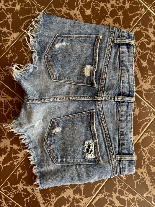 ZARA Къси дънкови панталонки панталони