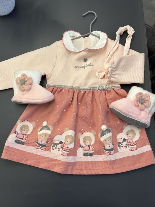 Коледни рокли за момиче  - Next 2-3 год., комплект12 мес.