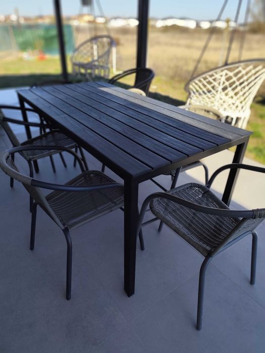 Masa terasă+6 scaune