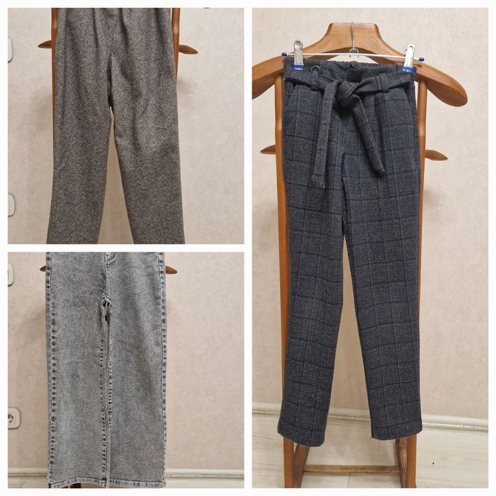 Брюки утепленные, джинсы на девочку 10- 11 лет