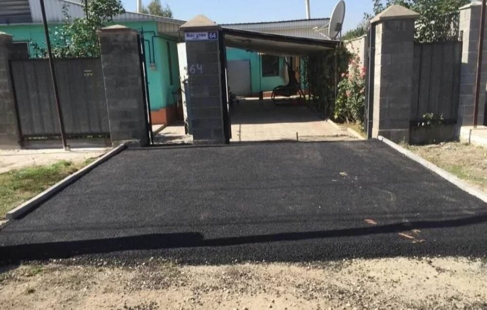 Асфальтирование ,асфальт, укладка асфальта