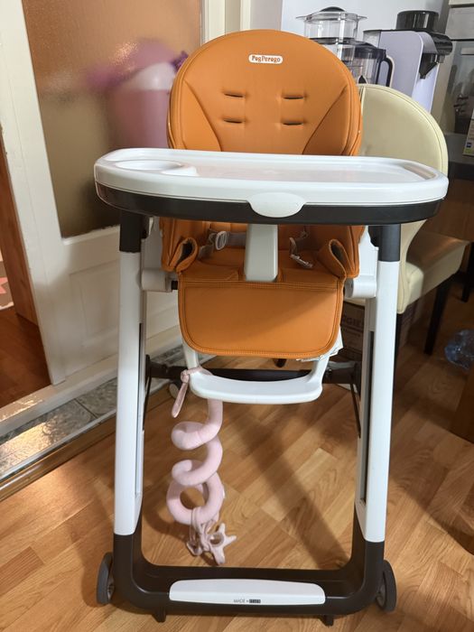 Scaun bebelus 2 in 1, Peg perego Siesta Follow me, orange