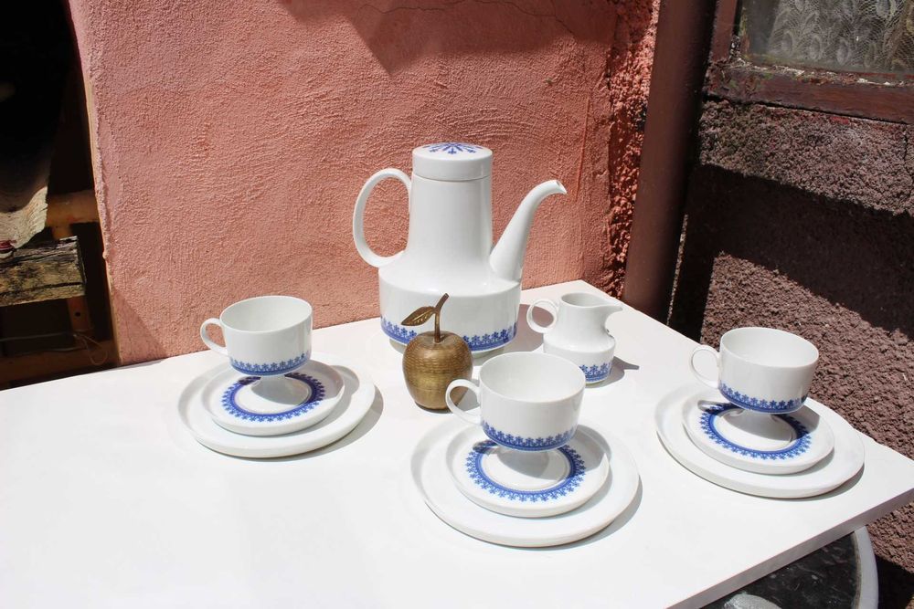 Set portelan 3 persoane ROSENTHAL Tapio Wirkkala Blue Diadem